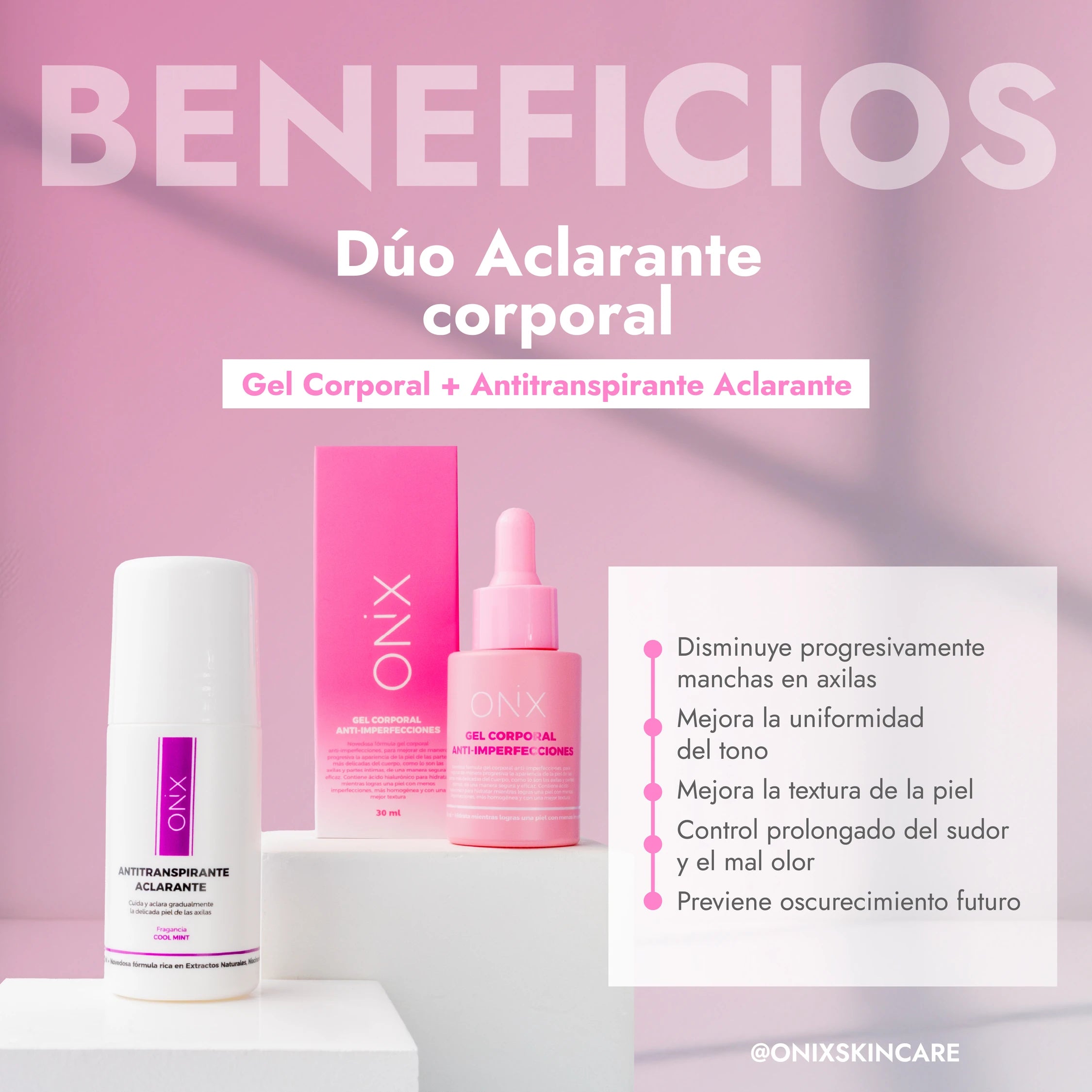 DÚO CORPORAL ACLARANTE | ACLARA EL TONO DE TU CUERPO Y AXILAS